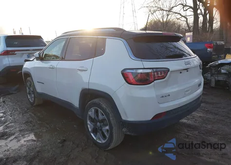 2018 Jeep Compass Limited 4X4 z USA, uszkodzony, nr VIN 3C4NJDCB8JT354067